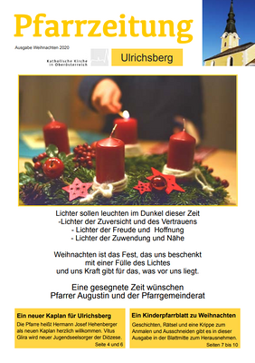 Pfarrzeitung Weihnachten 2020