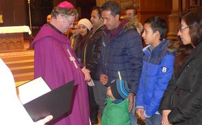 Zulassungsfeier für TaufwerberInnen im Linzer Mariendom